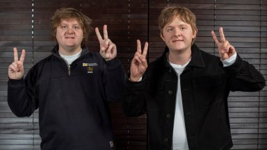 Lewis Capaldi invites fans to ‘touch my bum’ at Madame Tussauds Blackpool as waxwork unveiled