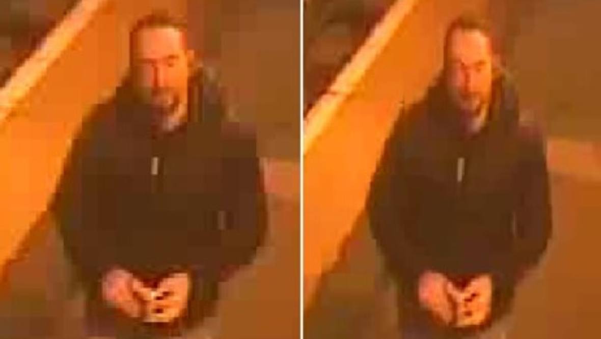 CCTV released in hunt for man over serious assault of woman in Prestwick