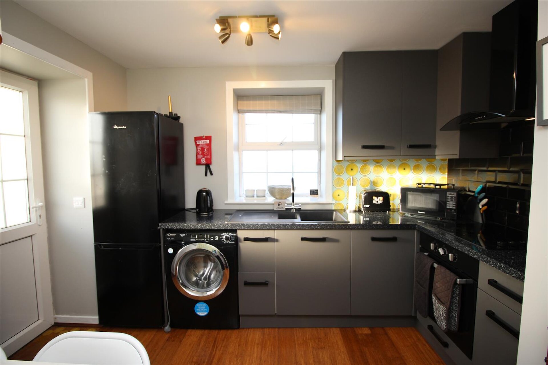The three-bedroom home also has a recently upgraded modern kitchen.