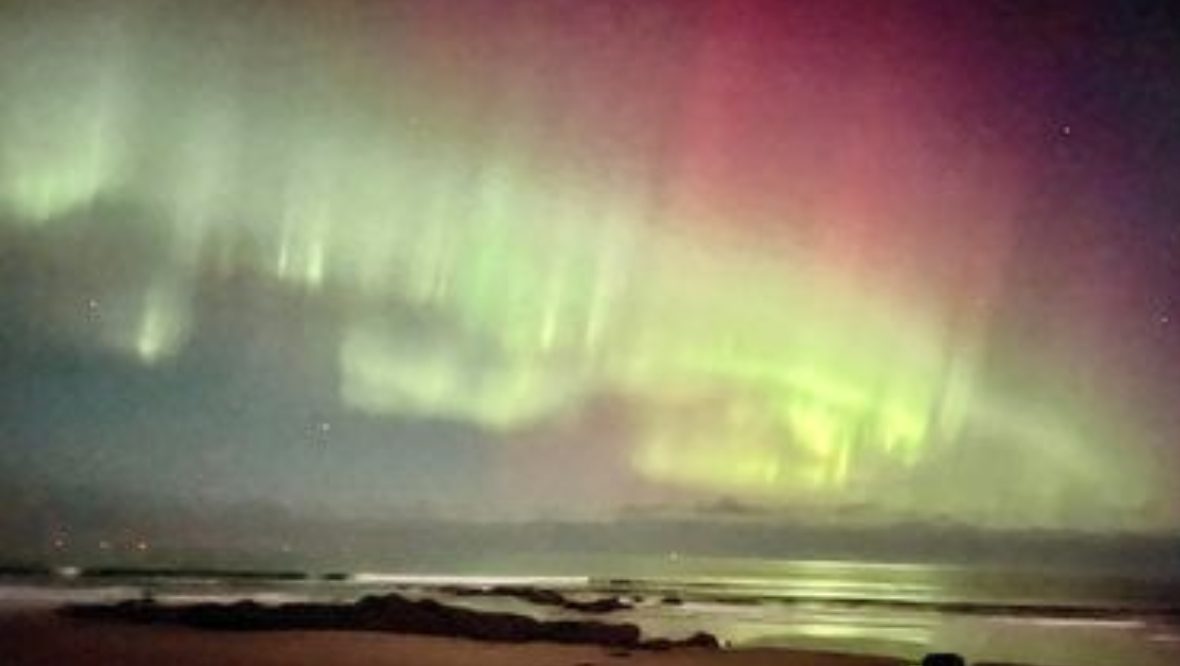 The Aurora over Cullen Bay. 