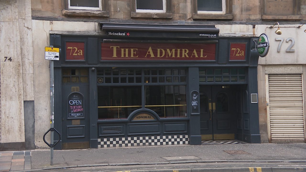 Regulars at Glasgow’s Admiral Bar react to shock closure