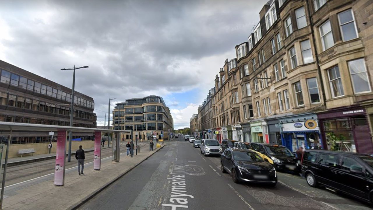 Pensioner dies after being struck by bus on Haymarket Terrace in Edinburgh city centre
