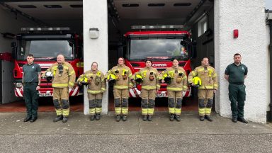 Firefighters pay tribute to colleague Barry Martin killed in Edinburgh Jenners blaze