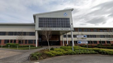 Pupil treated in hospital after falling from two-storey stairwell in East Kilbride school