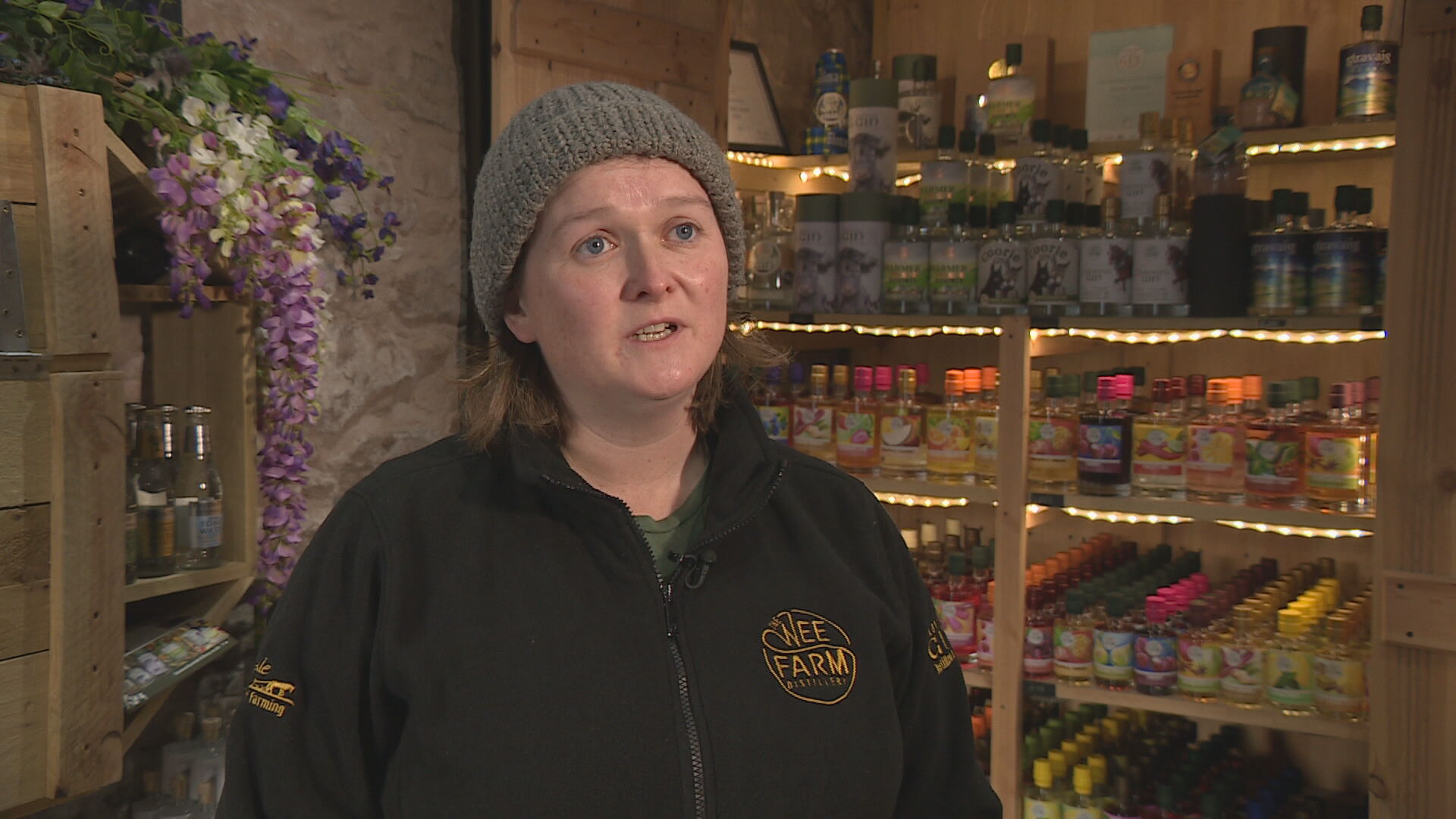 Gin farmer Jenny McKerr said many small businesses were still recovering from Brexit and Covid during the cost of living crisis.