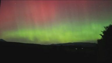 Aurora Borealis illuminates skies across Scotland