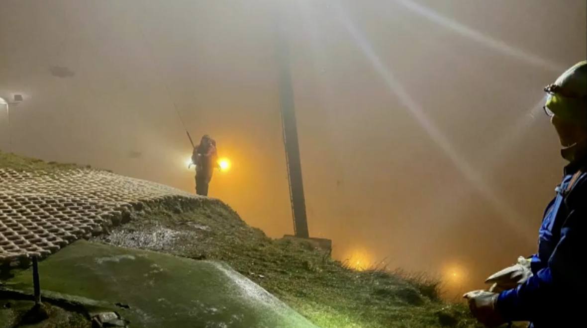 The team faced torrential conditions. (Image: Tweed Valley Mountain Rescue)