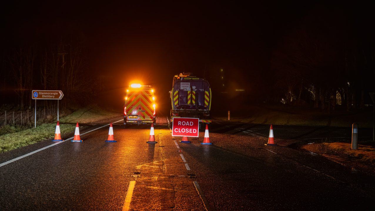 Elderly woman killed in crash between lorry and car on A9 between Tain and Dornoch roundabout