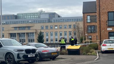 Emergency services continue search for man who fell in water at Victoria Quay in Leith, Edinburgh
