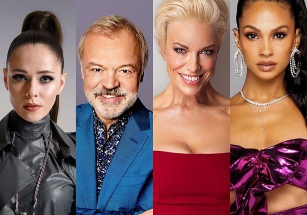 Julia Sanina, Graham Norton, Hannah Waddingham and Alesha Dixon will host the grand finale on May 13. 