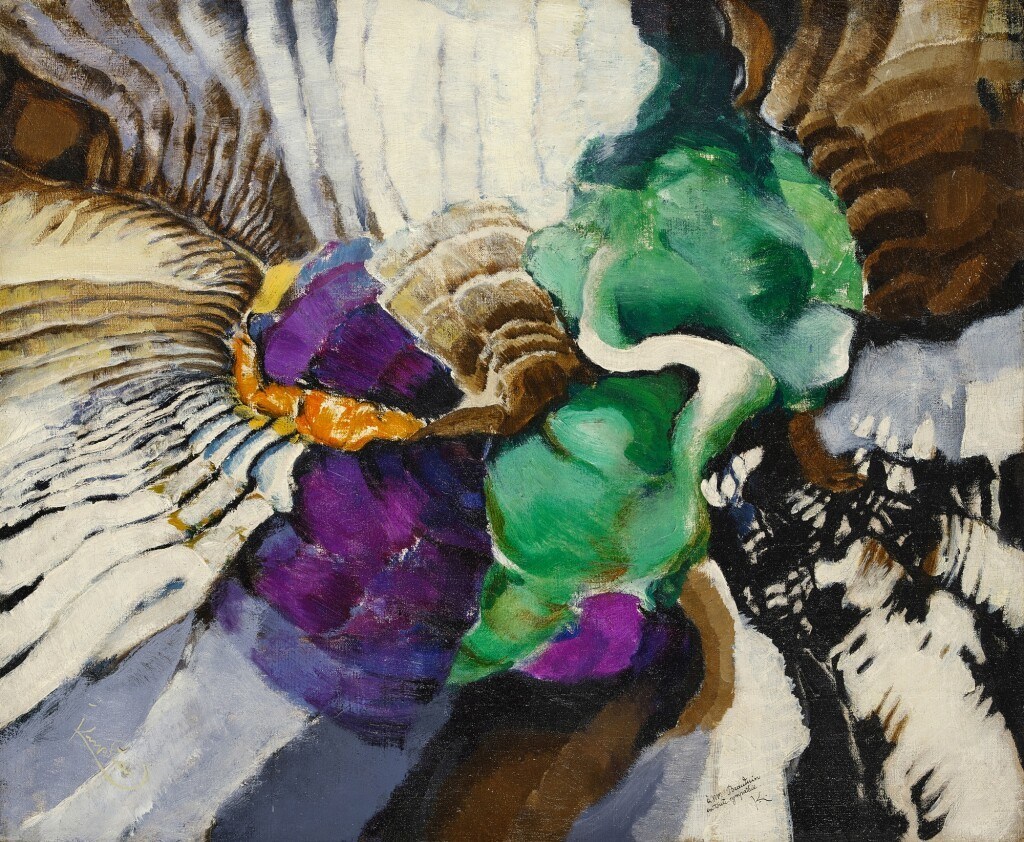 The rare work titled Complexe, by abstract artist Frantisek Kupka, was acquired by Connery in 2016. 