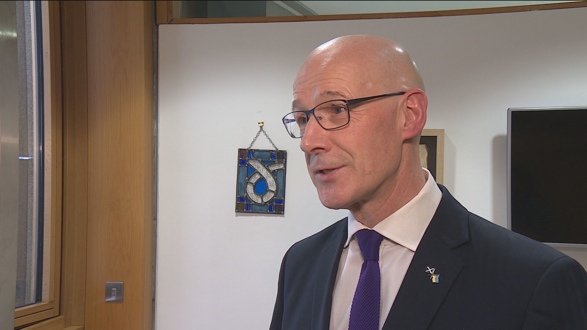John Swinney said long-term funding for the Scottish Government will fall in real terms.