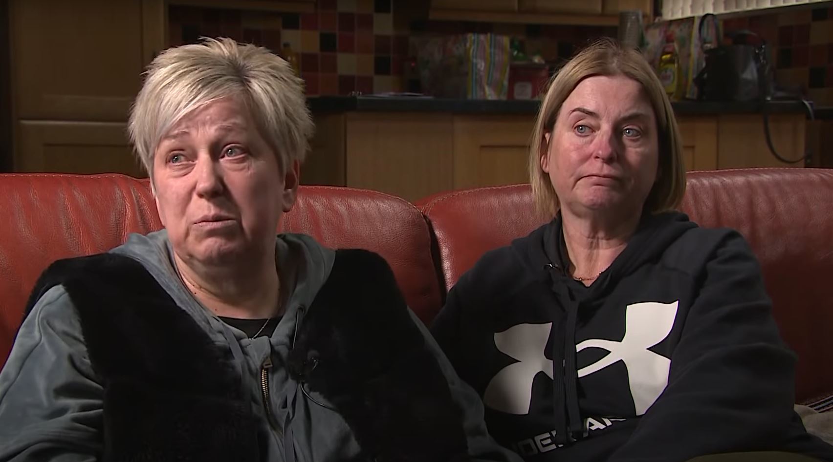 Mum Glenda Rodger (left) and family friend Melanie Smith say the disappearance is 'out of character'. 