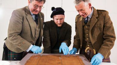 Oldest tartan in Scotland discovered after carbon dating to go on display at V&A Dundee
