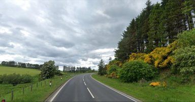 Two taken to hospital after ten-vehicle crash on A96 between Inverness and Aberdeen