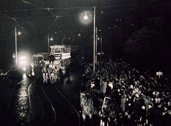 Tests marked the first time since 1956 that trams ran in Edinburgh. (Image: Lothian Buses)