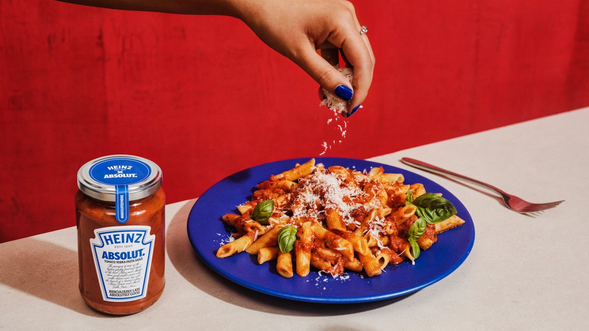 Heinz partners with Absolut to sell jars of pasta alla vodka sauce at Waitrose