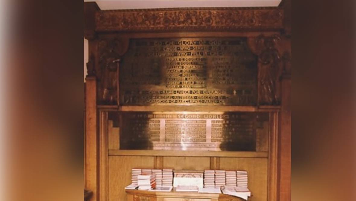 Glasgow community groups hunt for missing World War Two memorial tablet last seen 28 years ago
