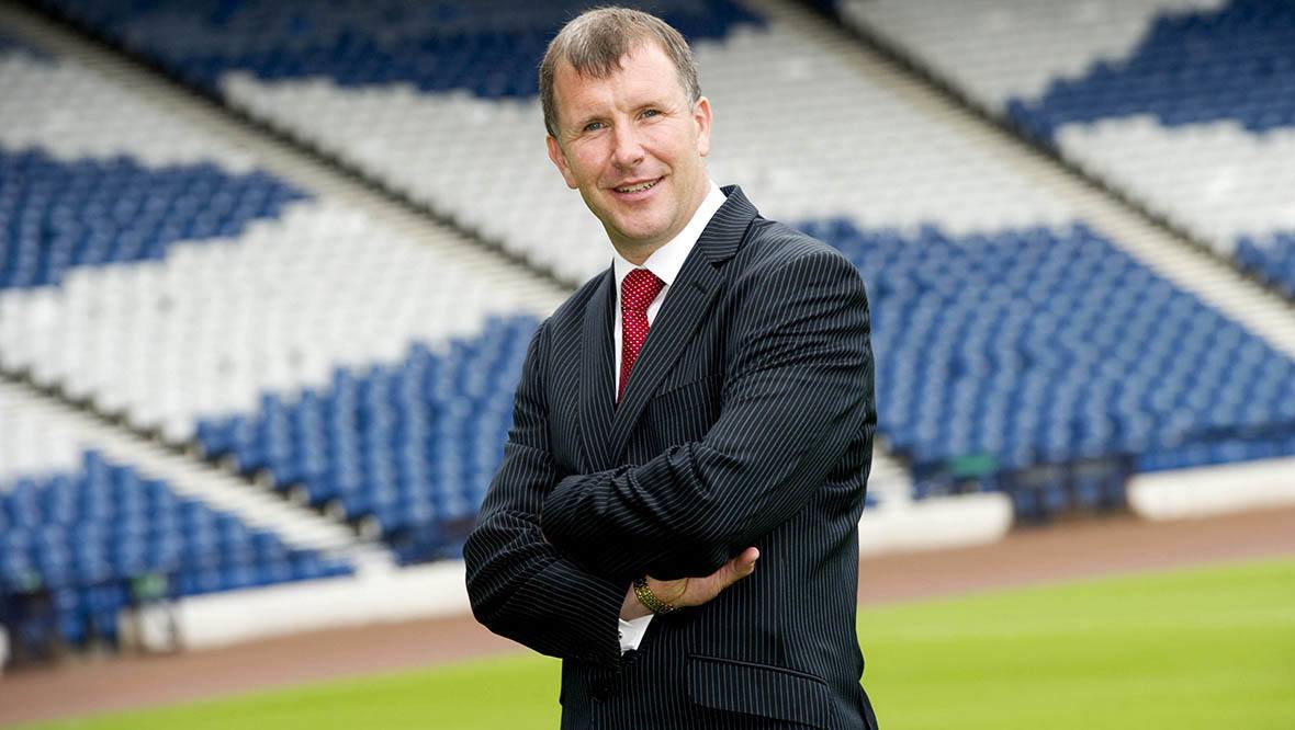 Stewart Regan is unveiled was as the new SFA chief executive in 2010.