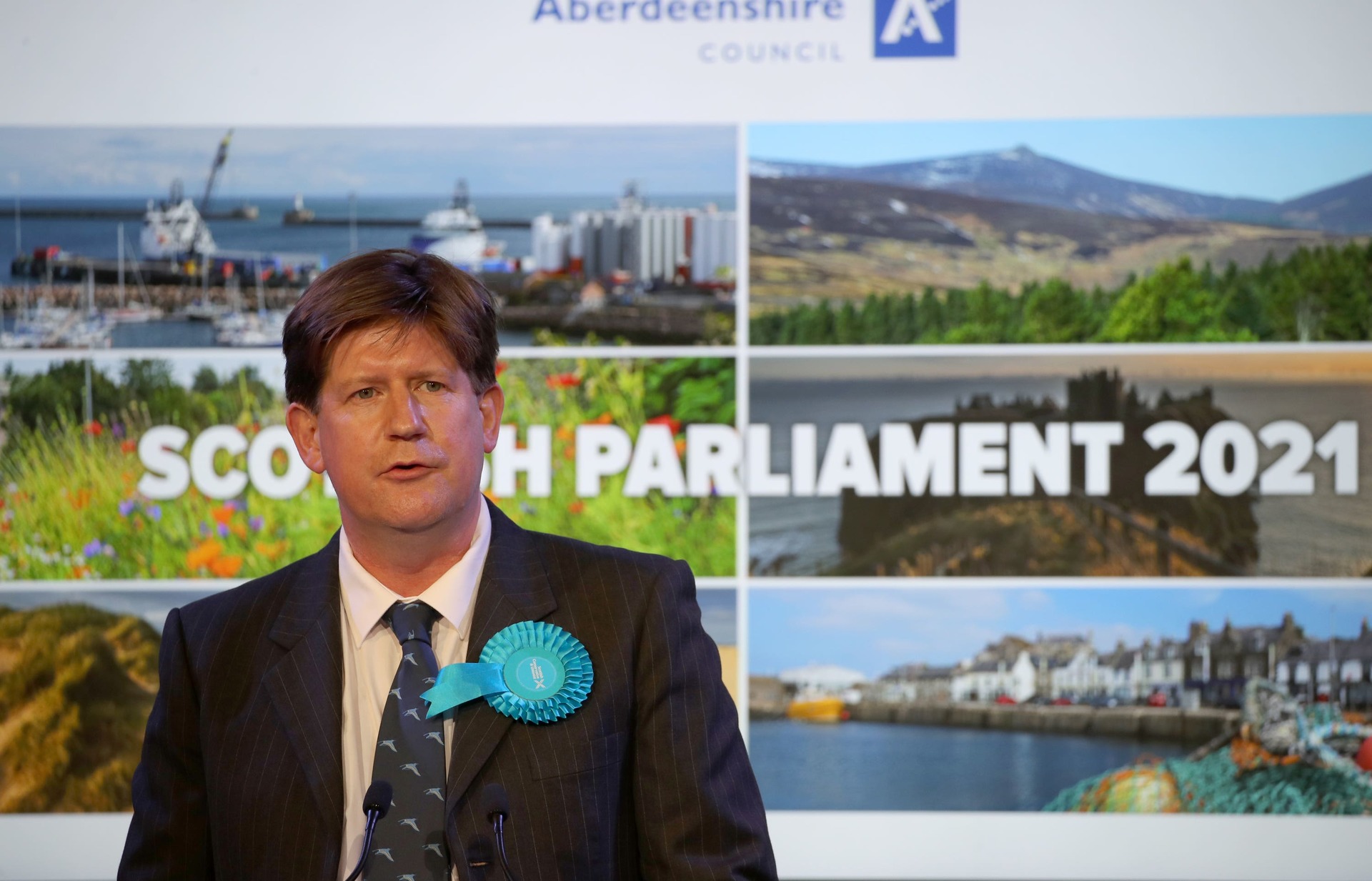 Alexander Burnett said the SNP is 'in the grip of a civil war'.