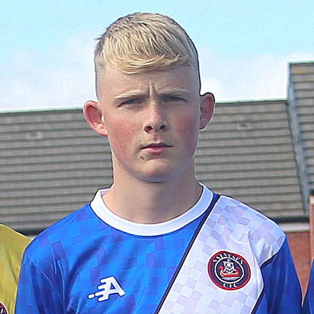 The youngster played for Salveston Community Football Club. 