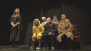 Actors who experienced addiction and homelessness open first show