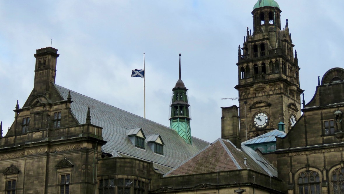 Sheffield City Council mistakenly flies Scottish Saltire instead of Welsh flag for St David’s Day