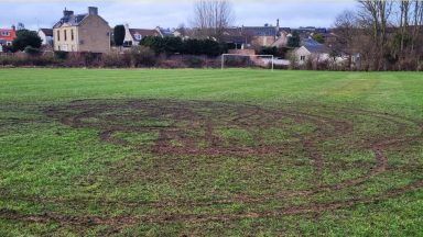 Vandals destroy Kennoway kids football pitches with quad bikes in Fife