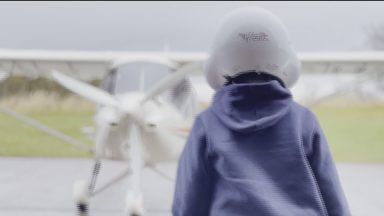 Schoolboy takes to the skies with help from football club