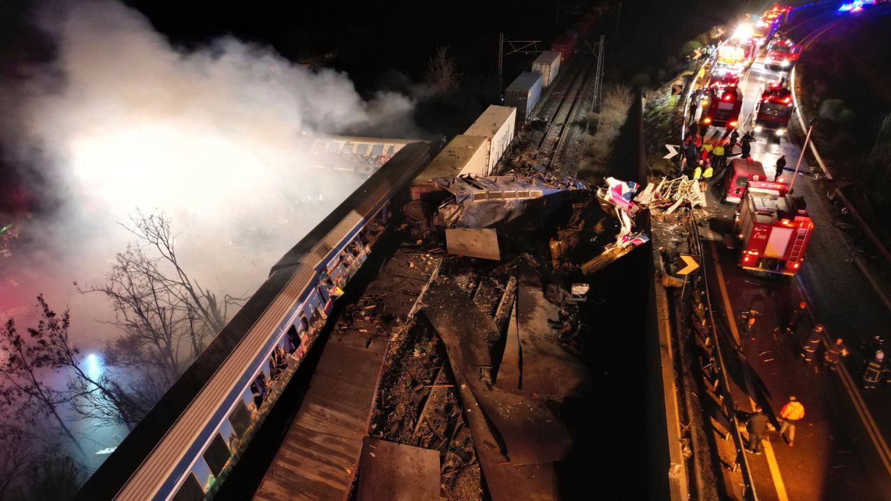 At least 36 killed in fiery fatal head-on train crash in northern Greece