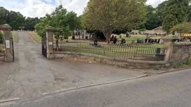 Family ‘distressed’ after child’s grave vandalised with spray paint at Newbattle Cemetery, Dalkeith