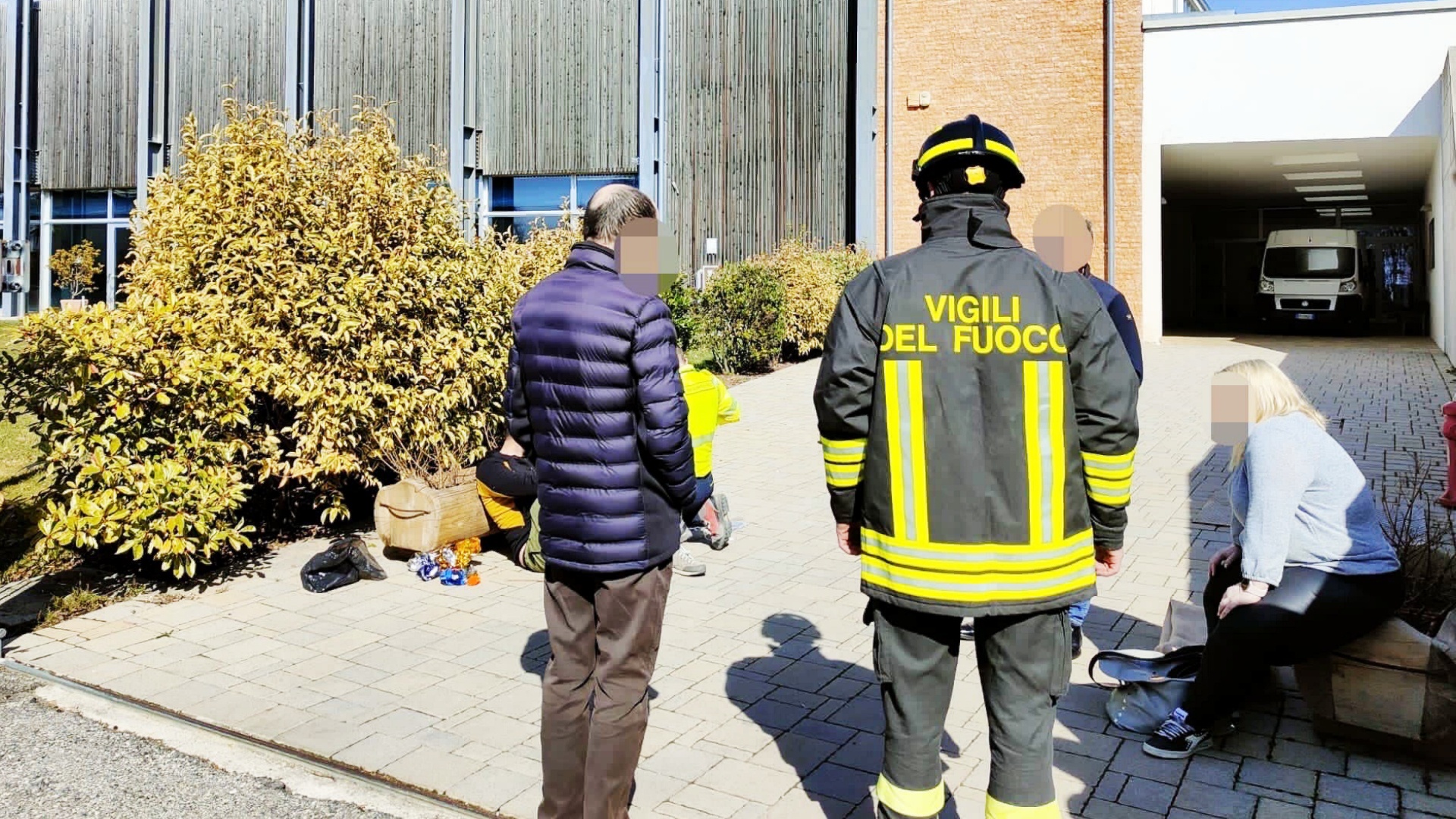 Emergency services were called to the Monti Lessini Sports Center in Carcaro, Verona, in the north of the country at around 10am on Friday.