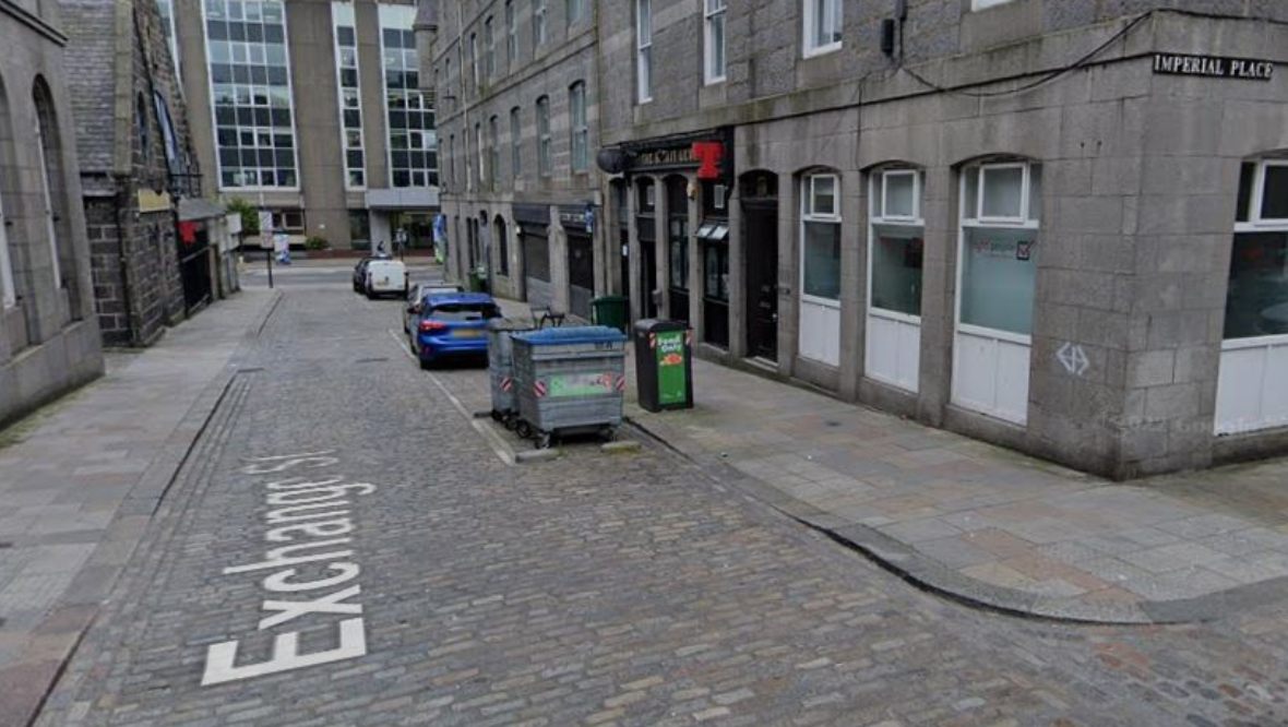 Man taken to hospital after disturbance on Aberdeen city centre street