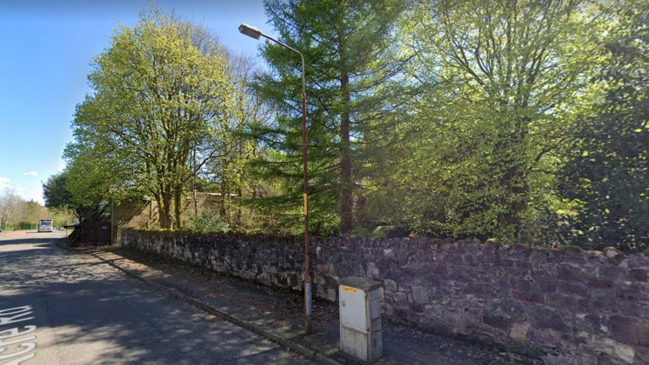Trees to be felled for new housing estate at historic derelict villa in Glasgow