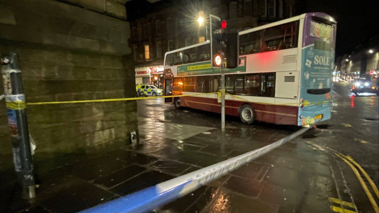 Woman rushed to hospital with serious injuries after being hit by bus on Chambers Street in Edinburgh