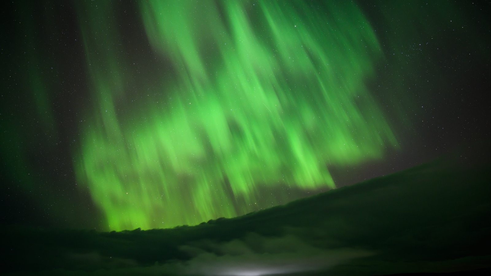 The Northern Lights captured on Thursday evening.