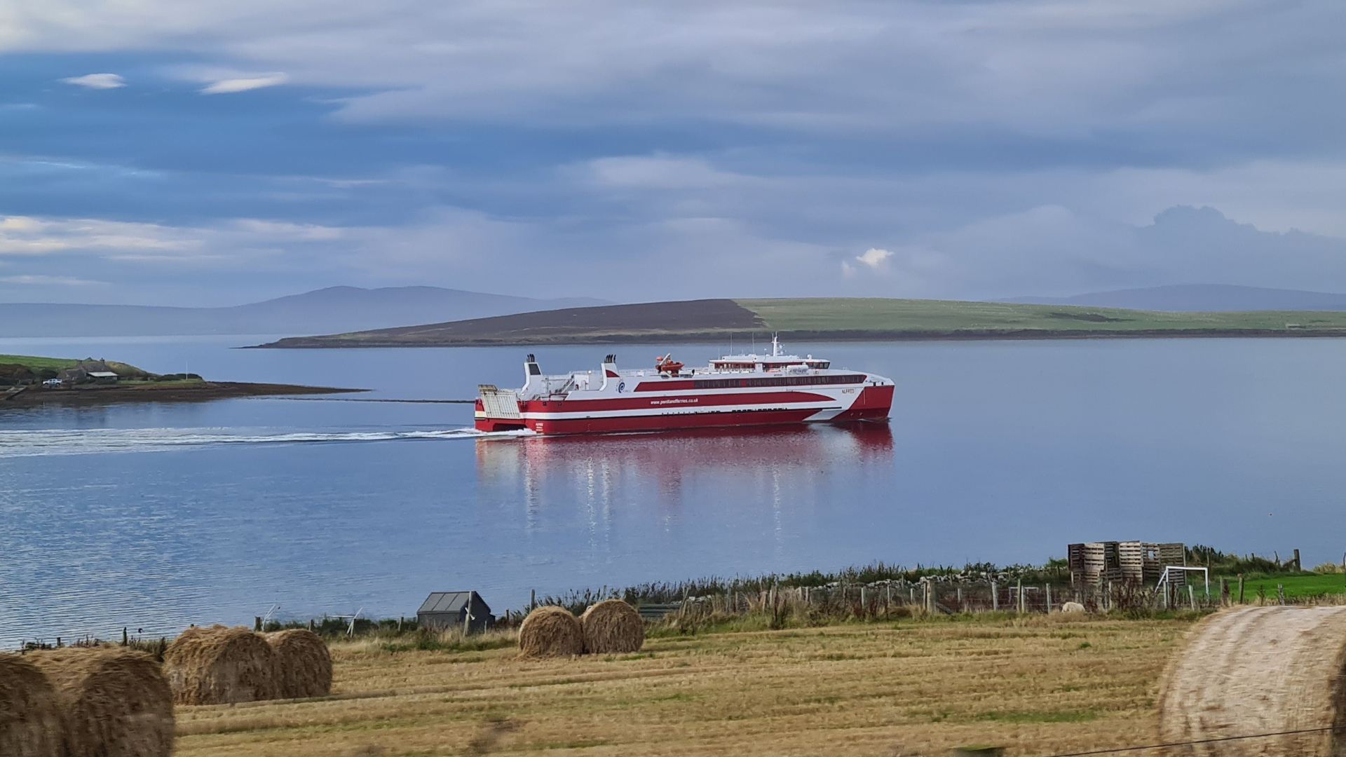 MV Pentalina had only resumed service on Wednesday to allow the MV Alfred (pictured) to service CalMac routes on the west coast of Scotland.