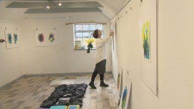 Ukrainian artist’s work goes on display in Angus gallery