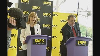 What happened when Alex Salmond, Nicola Sturgeon, Roseanna Cunningham and Mike Russell ran for SNP leader in 2004?