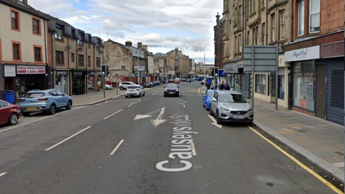 Man dies at scene after being struck by car in Paisley