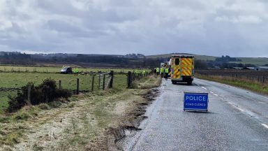Toddler, three, suffers ‘life-threatening’ injuries and six-year-old in hospital after Aberdeenshire crash