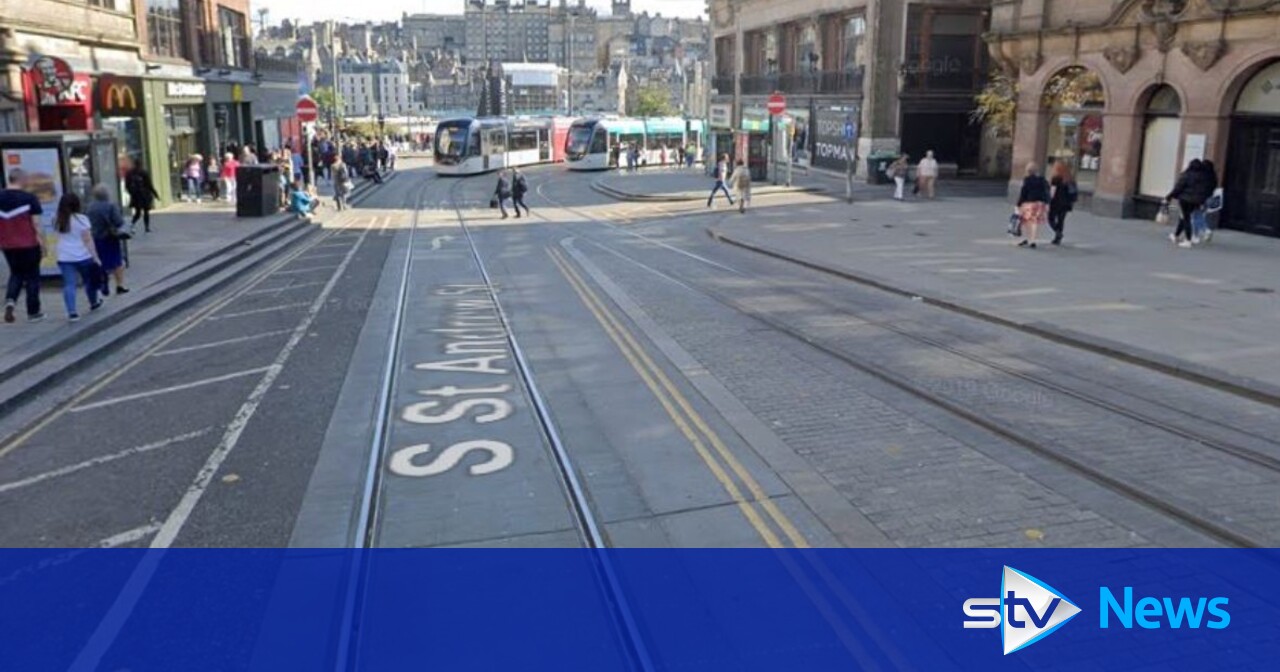 Woman taken to hospital after being struck by bus on Edinburgh street ...