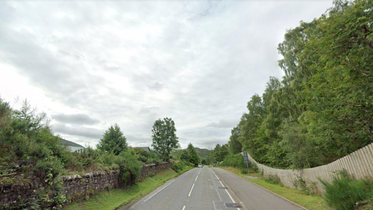 Emergency services shut A82 near Fort Augustus after crash between van and lorry