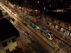 Edinburgh trams return to Leith Walk for first time in 67 years in ‘ghost testing’ phase