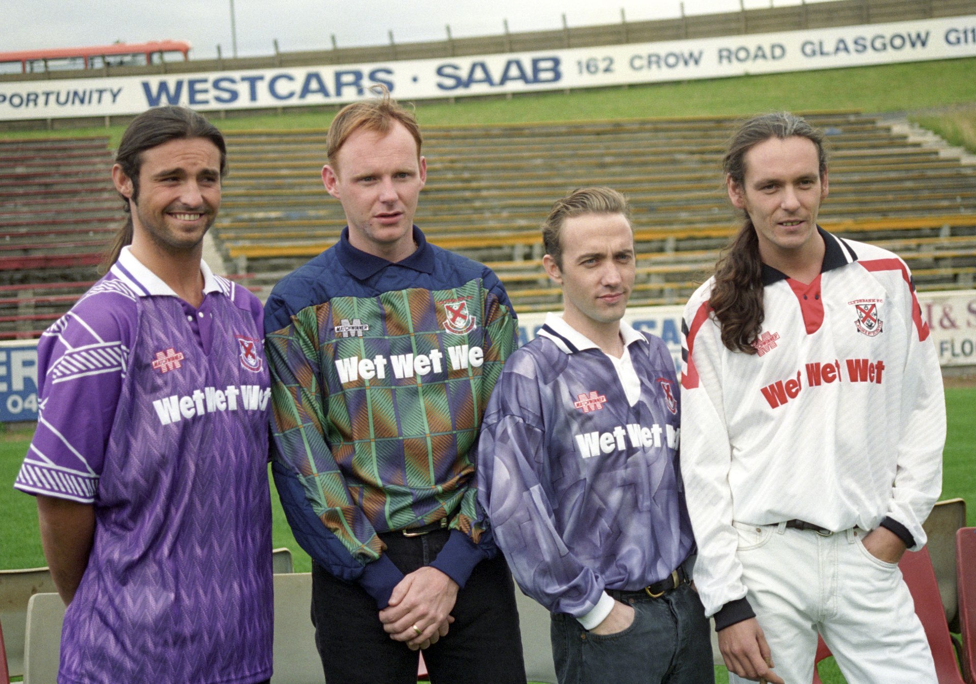 Clydebank FC were sponsored by Marti Pellow and Wet Wet Wet.