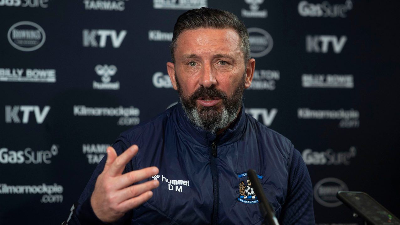 Derek McInnes: Stats show effort is there as Kilmarnock fight to improve