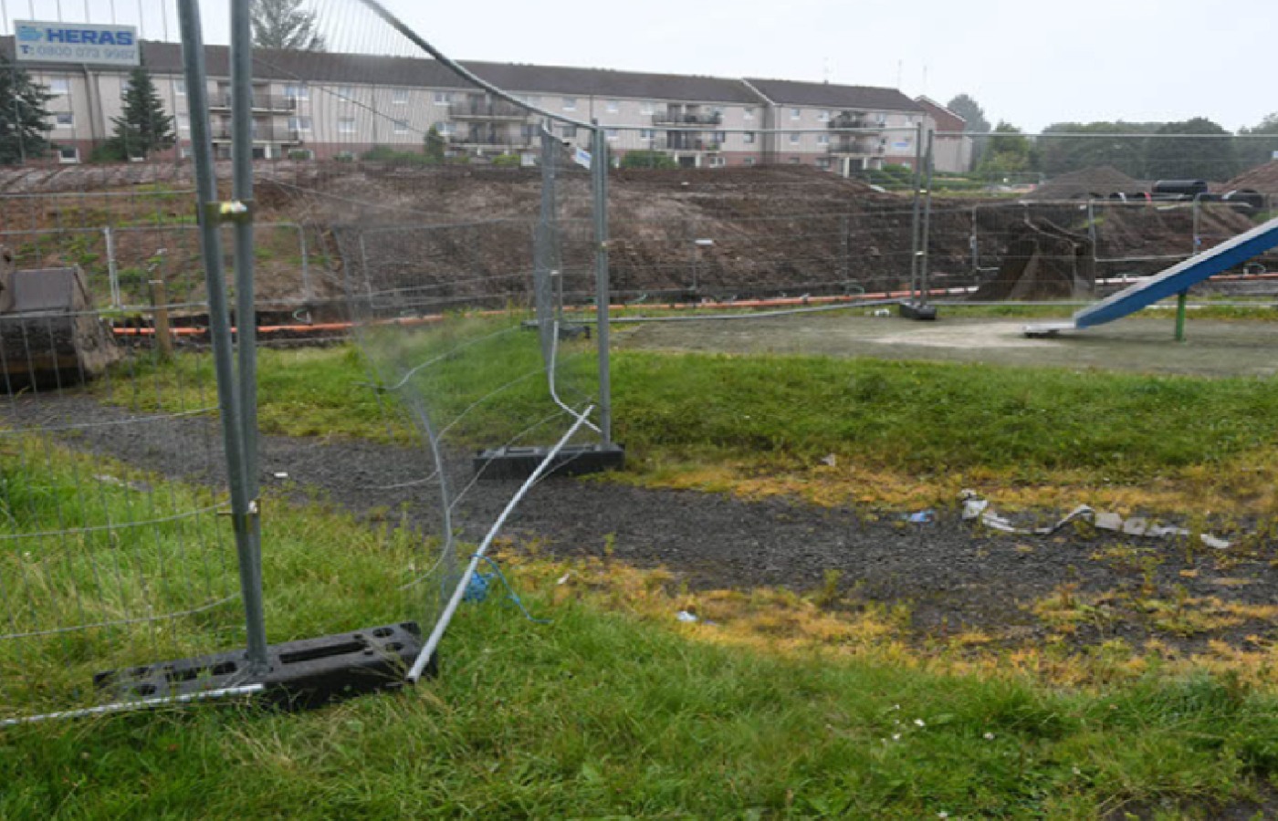 The firm was found to have failed to properly secure the site near a children's park. (Image: HSE)