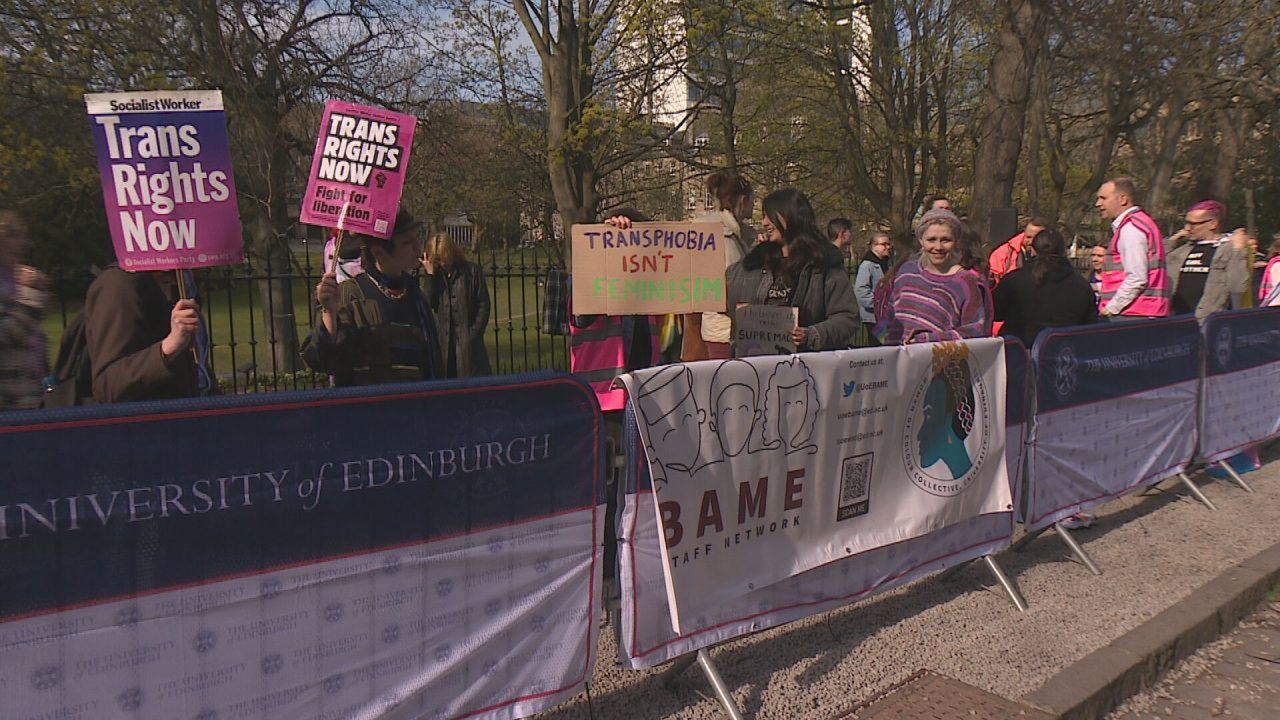 Trans rights activists block screening of film at University of Edinburgh for second time