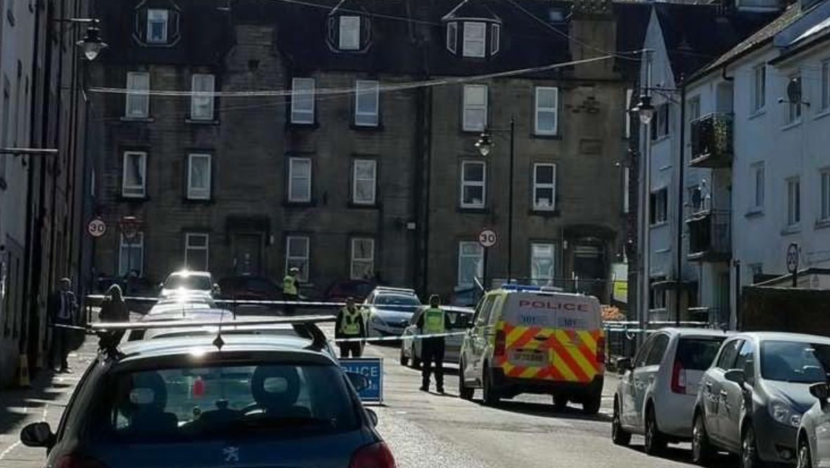 Teenager left in hospital with leg injury as investigation launched into incident at house in Stirling