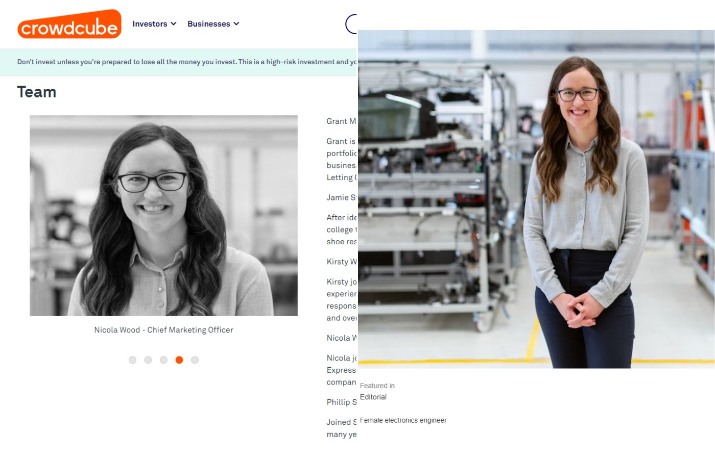 Profile image of Letting Cloud and Student Rents CMO Nicola Wood (left) and the stock image (right).